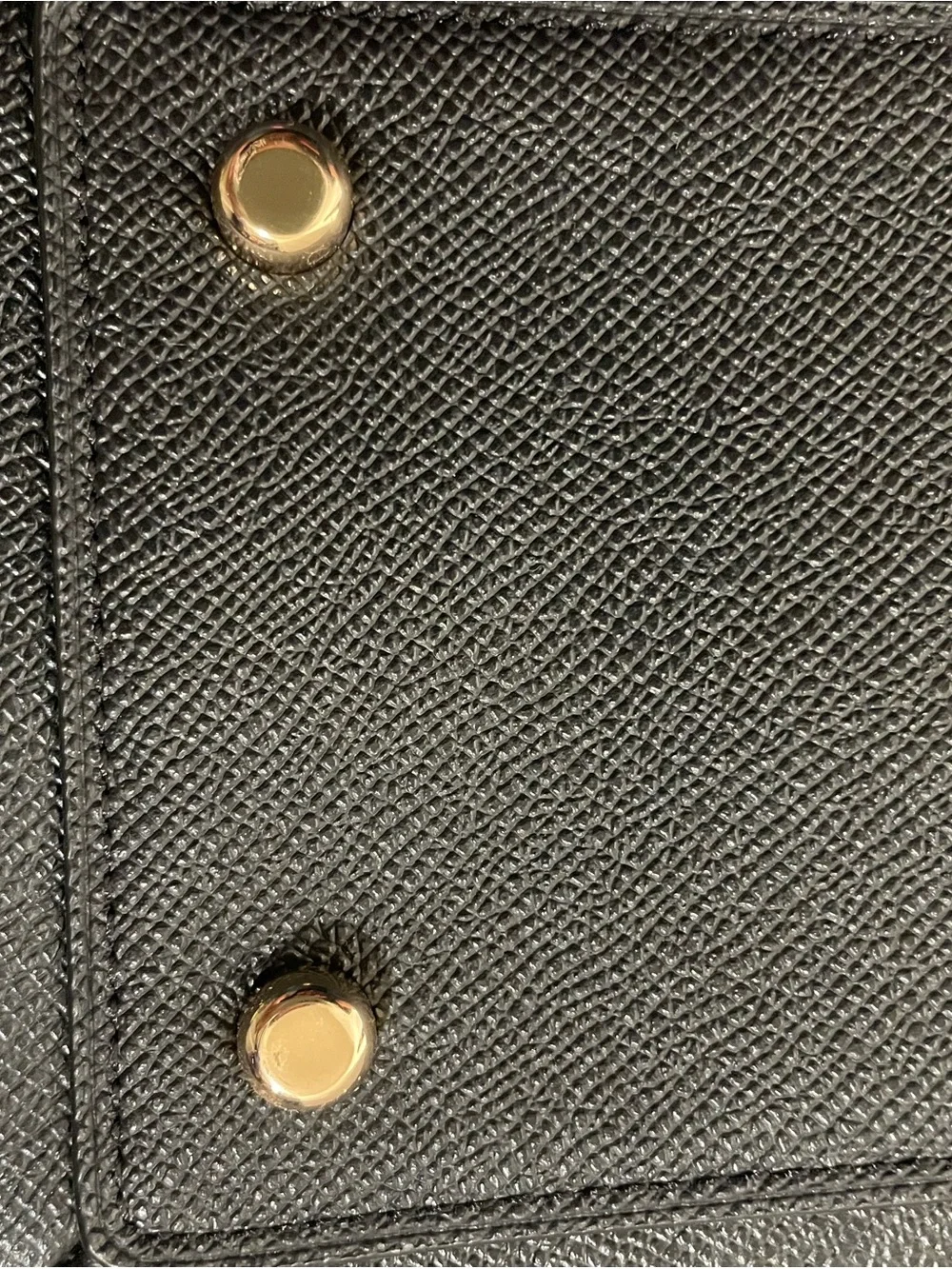 Coach Black Saffiano-Style Dome Satchel with Gold Hardware